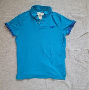 Vintage Hollister Blue Contrast Polo
